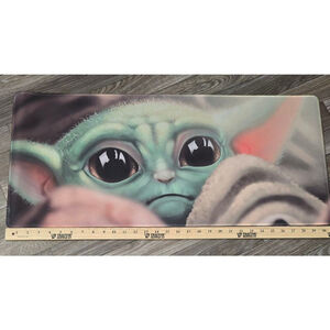 Grogu The Mandalorian Desk‎ Mat, Green